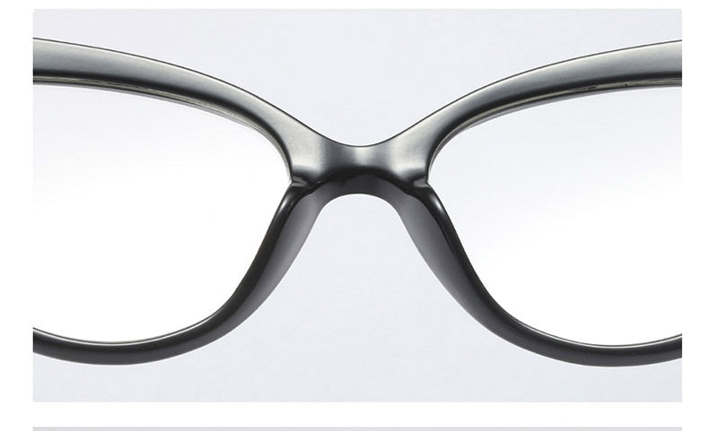 Hotony Women's Full Rim Cat Eye Acetate Frame Eyeglasses 93308 Full Rim Hotony   