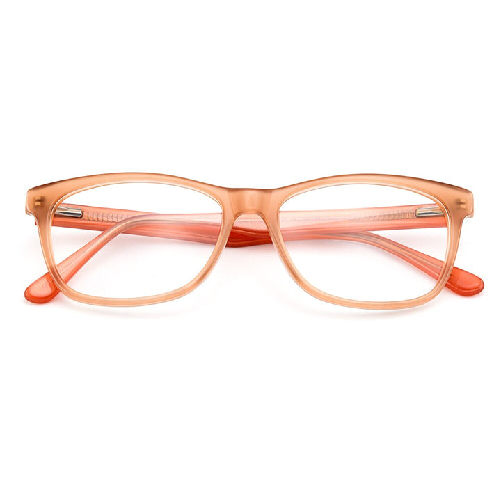 Unisex Eyeglasses Square Acetate Full Rim With Spring Hinges A727 Full Rim Gmei Optical   
