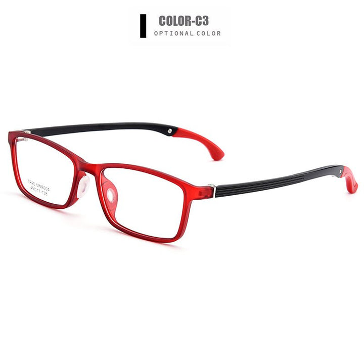 Men's Eyeglasses Ultra-Light Tr90 Plastic M8004 Frame Gmei Optical C3  