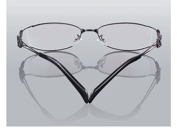 Hotochki Women's Full Rim Alloy Butterfly Frame Eyeglasses 6150