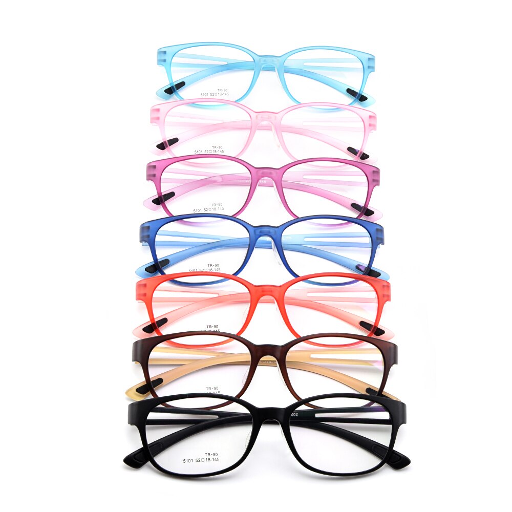 Gmei Unisex Eyeglasses Ultra-Light Tr90 Plastic 7 Colors M5101 Full Rim Gmei Optical   