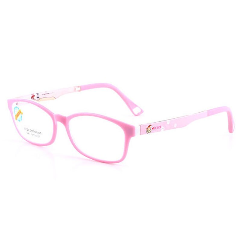 Reven Jate 5681 Child Glasses Frame For Kids Eyeglasses Frame Flexible Frame Reven Jate Pink  