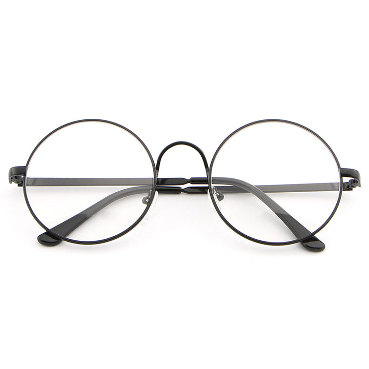 Hdcrafter Women's Full Rim Round Alloy Frame Eyeglasses Lx3048 Full Rim Hdcrafter Eyeglasses   