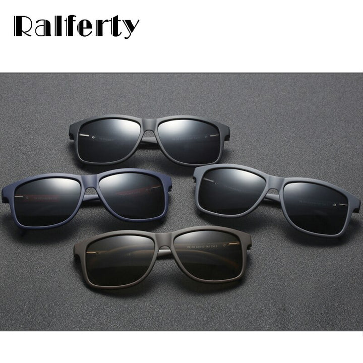 Ralferty Men's Polarized Rectangle Sunglasses FP8 Sunglasses Ralferty   