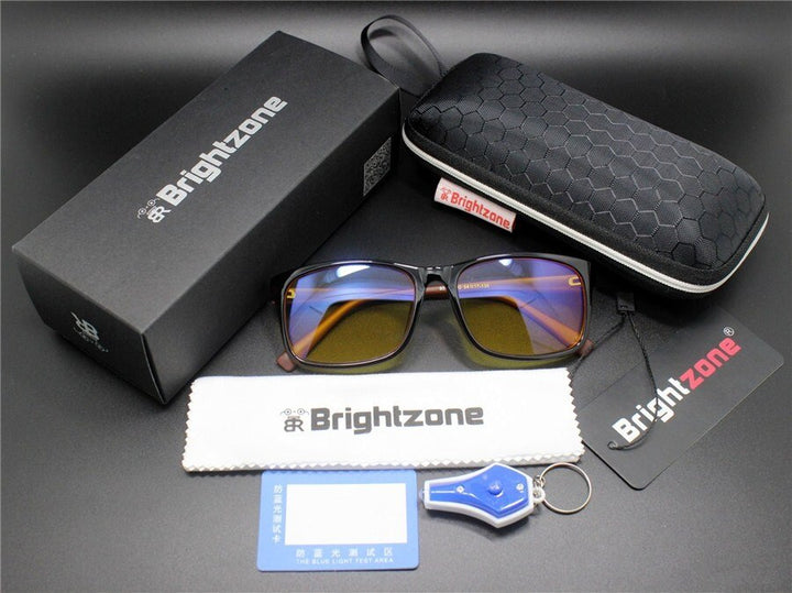 Unisex Eyeglasses Anti Blue Ray Light Gaming Filter 2018 Anti Blue Brightzone Brown Yellow Case2  
