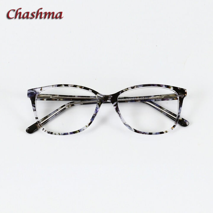 Chashma Ochki Unisex Full Rim Square Acetate Eyeglasses 1295 Full Rim Chashma Ochki   