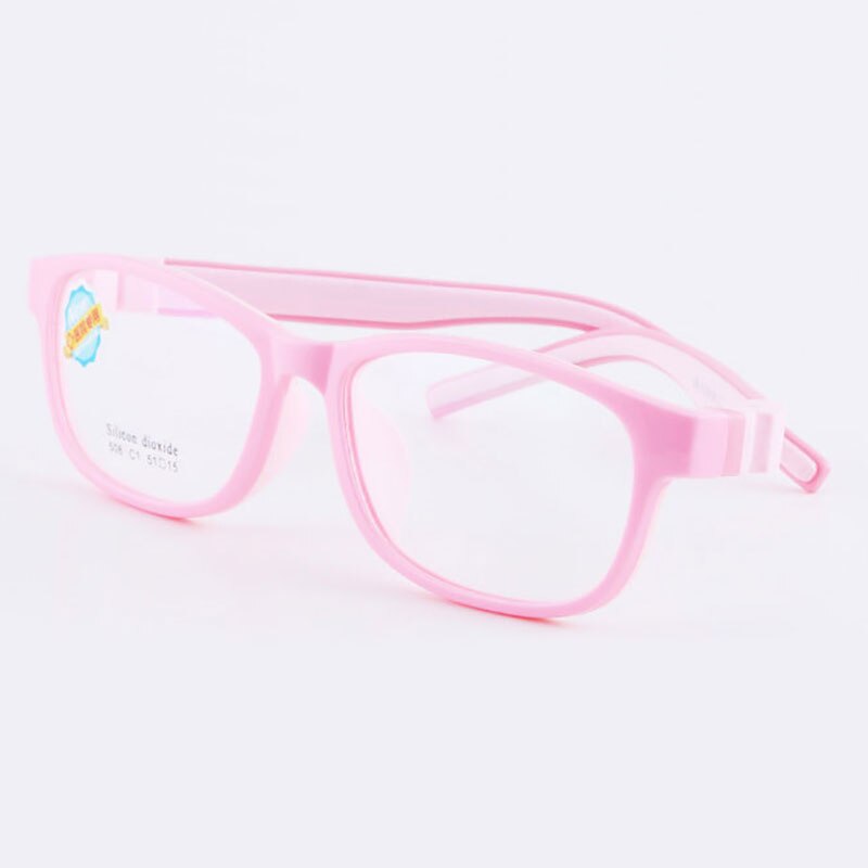 Reven Jate 508 Child Glasses Frame For Kids Eyeglasses Frame Flexible Frame Reven Jate Pink  