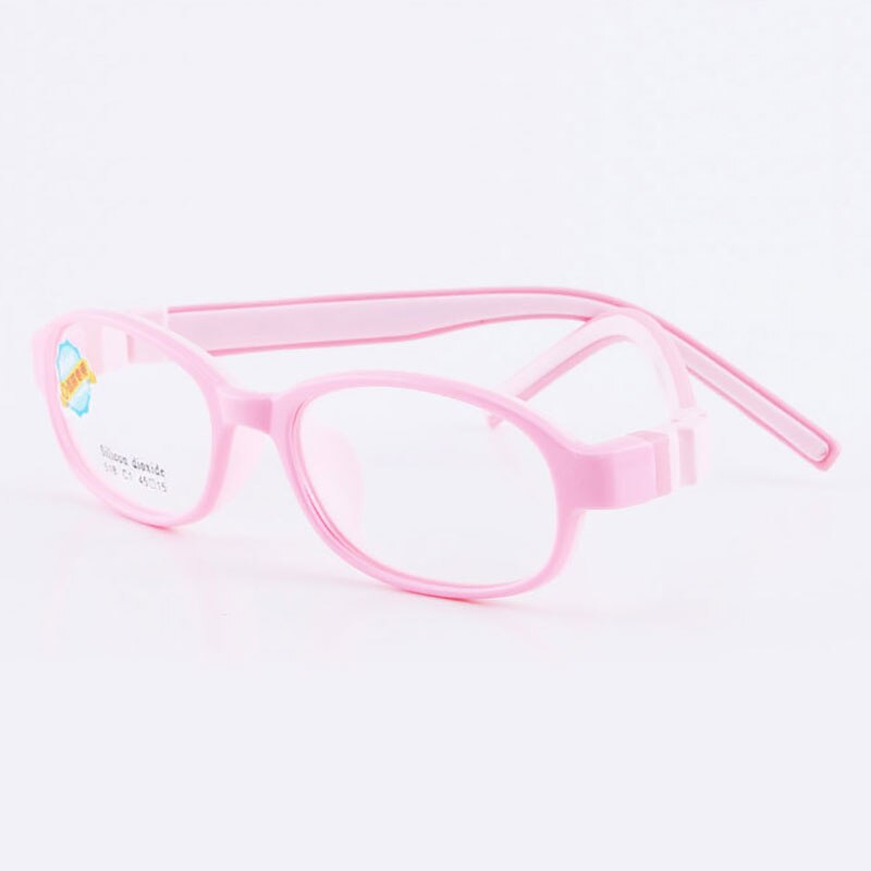 Reven Jate 518 Child Glasses Frame For Kids Eyeglasses Frame Flexible Frame Reven Jate Pink  