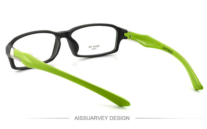 Aissuarvey Men's Full Rim Plastic Titanium Sport Frame Eyeglasses As6059 Sport Eyewear Aissuarvey Eyeglasses   
