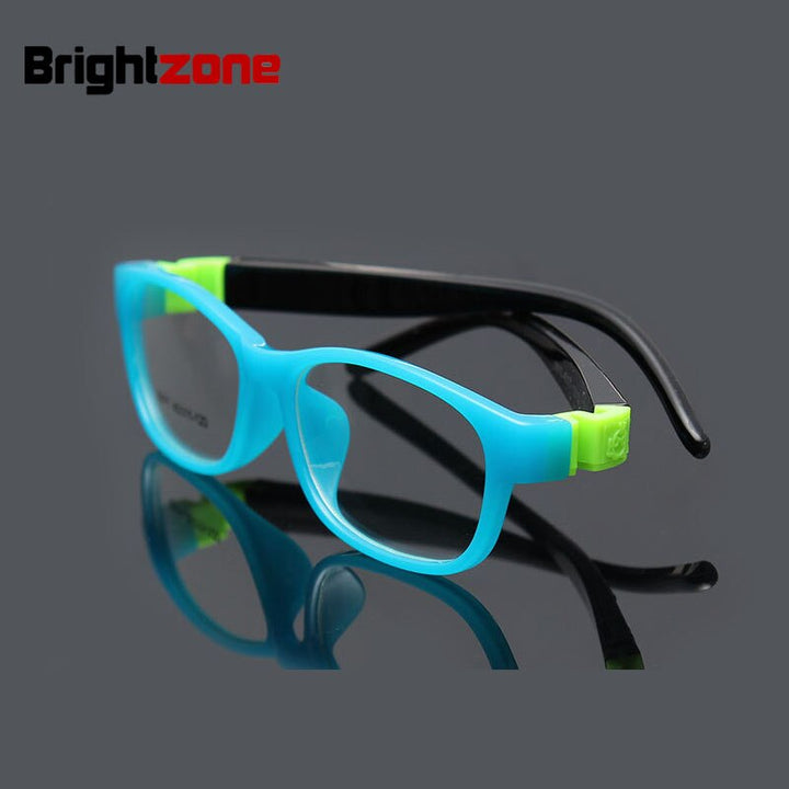 Brightzone Children's Unisex Full Rim Square Eyeglasses Tr 90 Full Rim Brightzone   