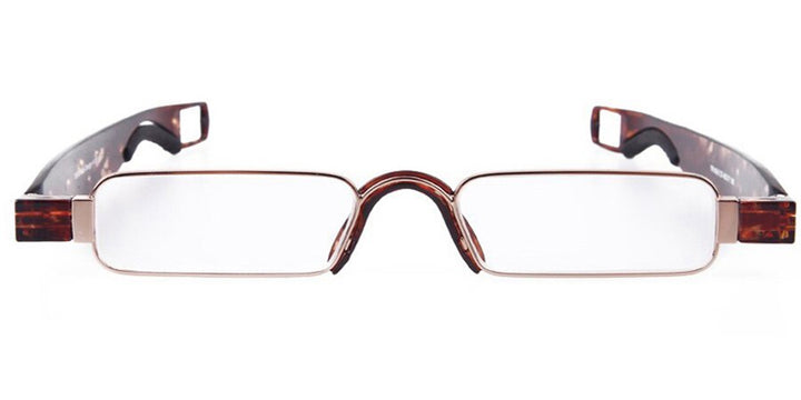 Unisex Reading Glasses Portable 360 Degree Rotation +1.0 to+4.0 Reading Glasses Brightzone +100 C3 