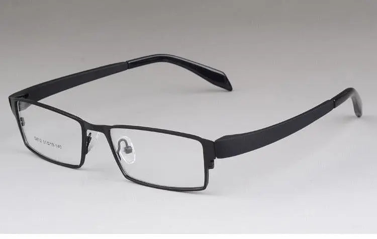 Men's Titanium Alloy Eyeglasses Full Rim Frame Sd812 - black