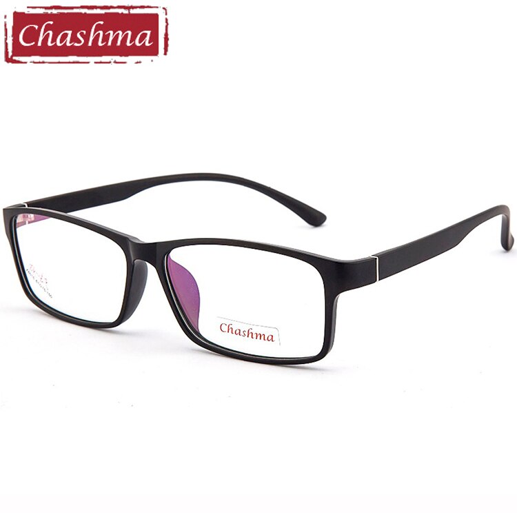 Men's Eyeglasses 155 mm Super Big Size 6015 Frame Chashma Matte Black  