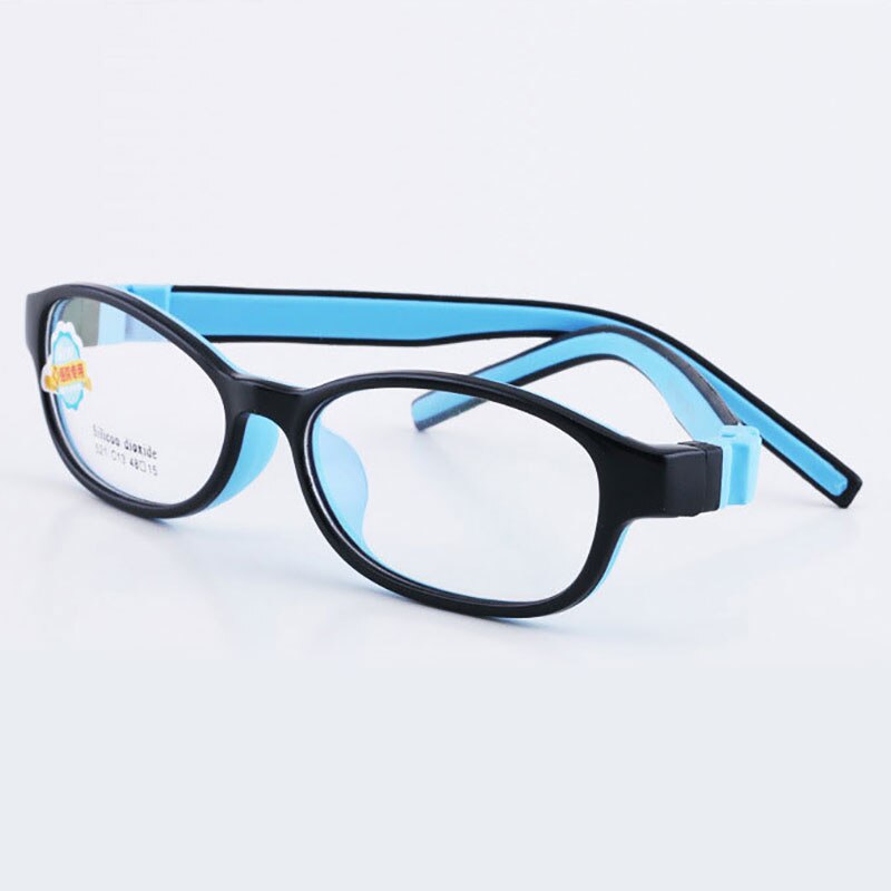 Reven Jate 521 Child Glasses Frame For Kids Eyeglasses Frame Flexible Frame Reven Jate Blue  