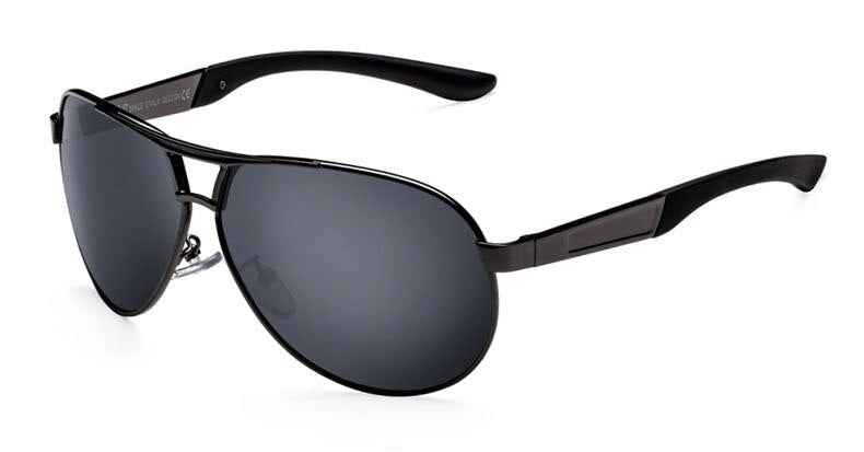 Reven Jate Men's Sunglasses Uv400 Polarized Coating Driving Mirrors Frame Material Alloy Sunglasses Reven Jate Gray  