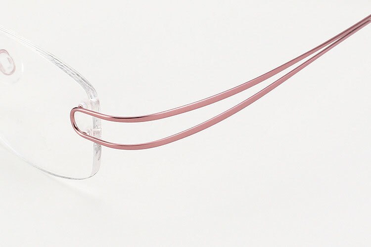 Unisex Eyeglasses Ultra-light Titanium Rimless 4022 Rimless Brightzone   