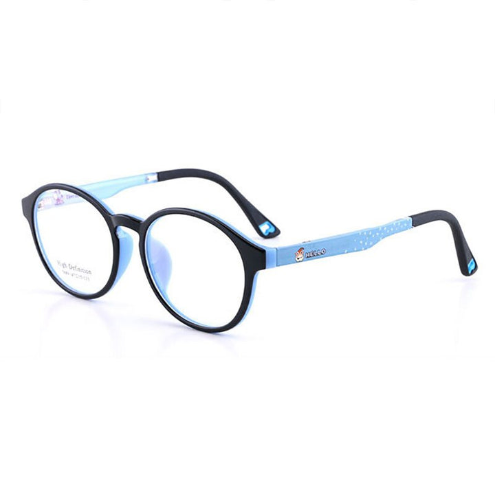 Reven Jate 5689 Child Glasses Frame For Kids Eyeglasses Frame Flexible Frame Reven Jate Blue  