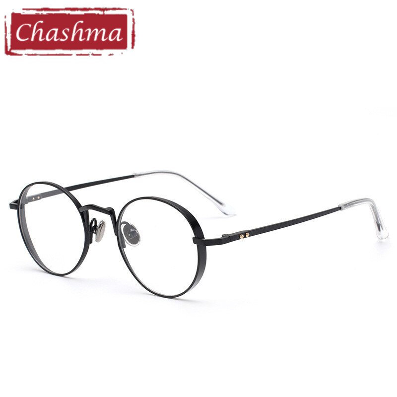 Unisex Eyeglasses Alloy Frame Round 52026 Frame Chashma   
