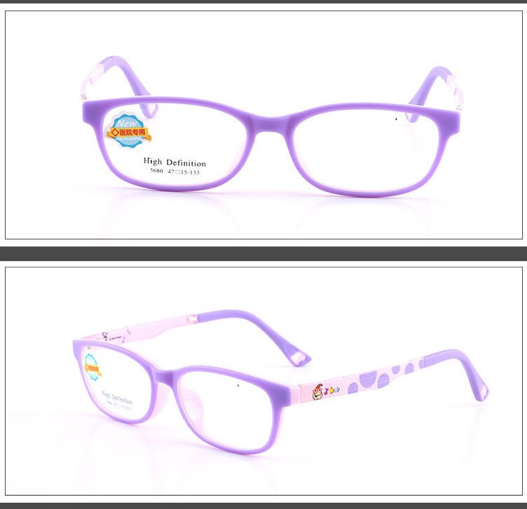 Reven Jate 5680 Child Glasses Frame For Kids Eyeglasses Frame Flexible Frame Reven Jate   