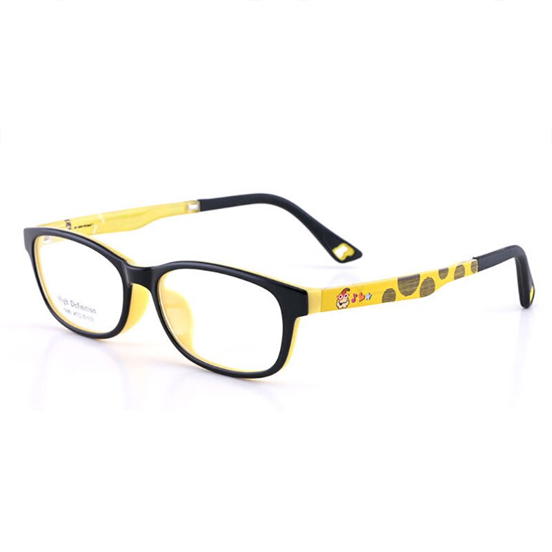 Reven Jate 5680 Child Glasses Frame For Kids Eyeglasses Frame Flexible Frame Reven Jate Yellow  
