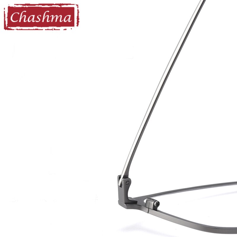 Chashma Ottica Men's Full Rim Square Titanium Eyeglasses 9910 Full Rim Chashma Ottica   