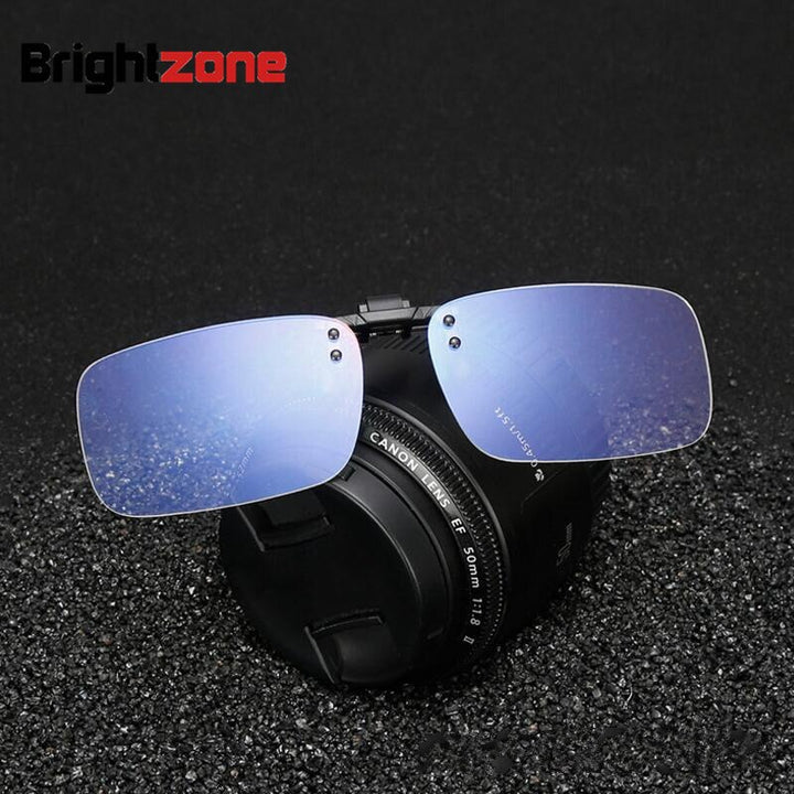 Men's Eyeglasses Anti-blue Light Computer Clip-on Glasses Bc06 Anti Blue Brightzone   