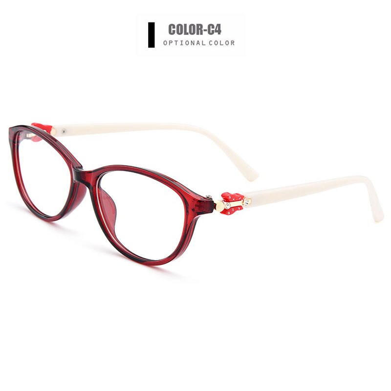 Women's Eyeglasses Ultra-Light Tr90 Plastic M1530 Frame Gmei Optical C4  
