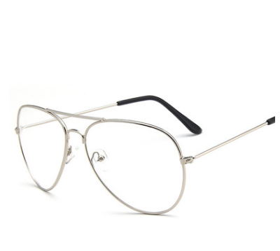 Unisex Eyeglasses Large Frame Korean Pilot 3026 Frame Brightzone   