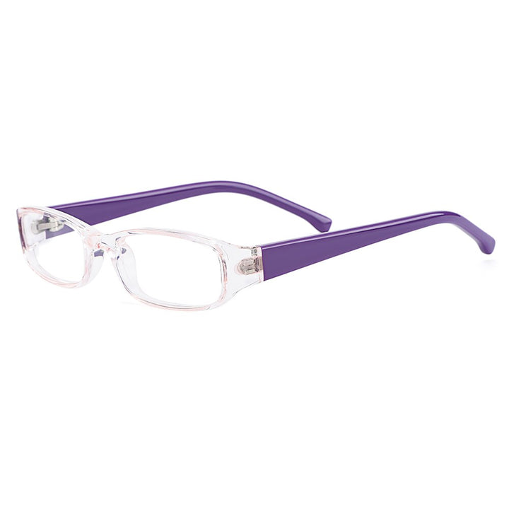 Children's Eyeglasses Transparent Rectangular Plastic H8001 Frame Gmei Optical Default Title  