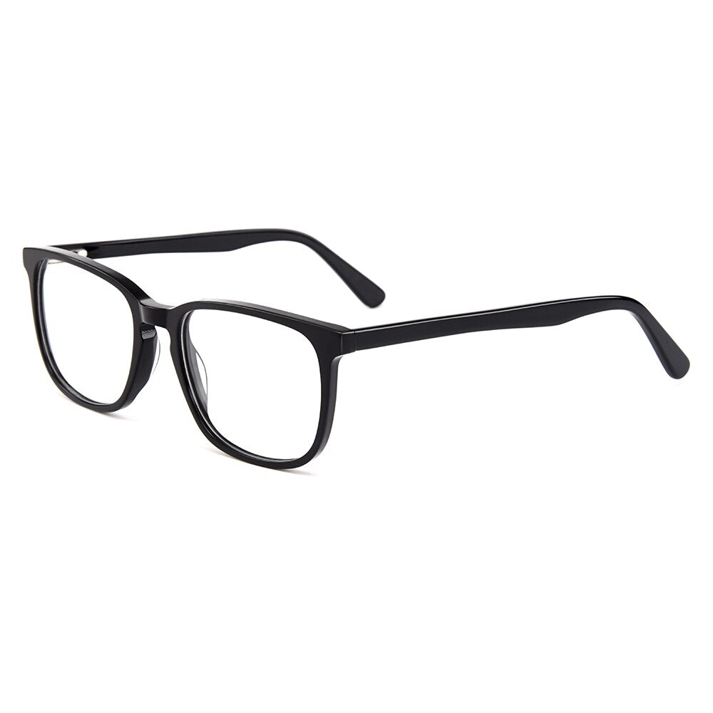 Unisex Eyeglasses Acetate Square Full Rim Spring Hinges Yh6028 Full Rim Gmei Optical C1  