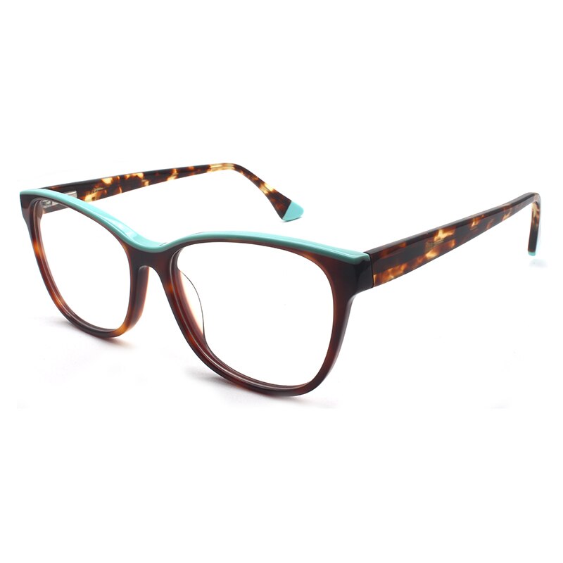 Reven Jate 8043 Acetate Glasses Frame Eyeglasses Eyeglasses For Men And Women Eyewear Frame Reven Jate C3  