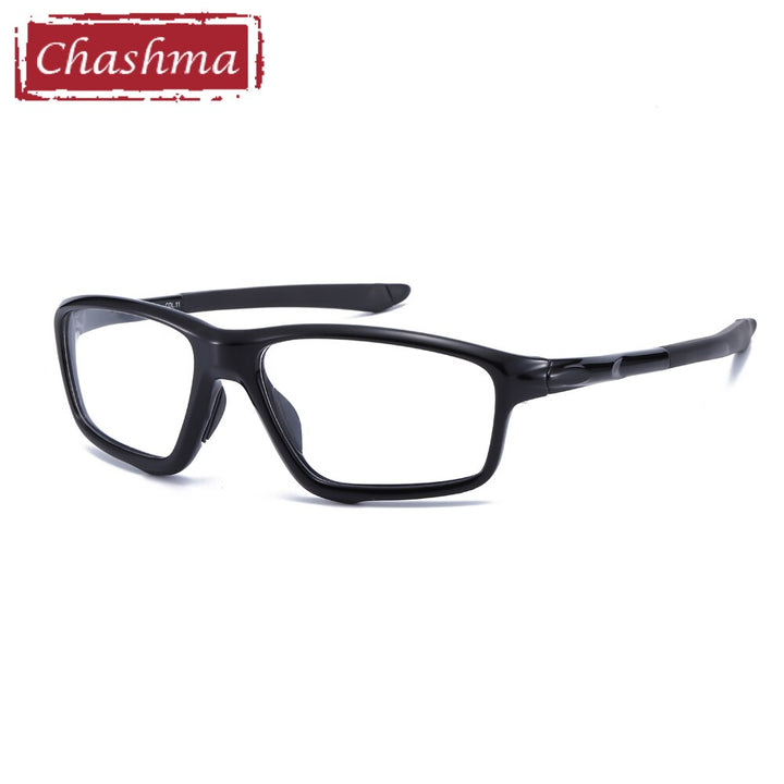 Men's Eyeglasses Sport TR90 Flexible 9231 Sport Eyewear Chashma Bright Black  