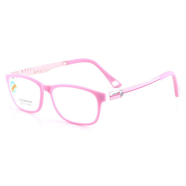 Reven Jate 5683 Child Glasses Frame For Kids Eyeglasses Frame Flexible Frame Reven Jate Pink  