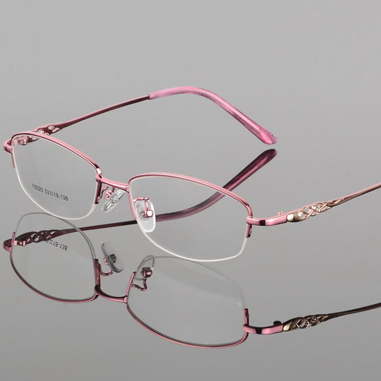 Women's Half Frame Eyeglasses – FuzWeb