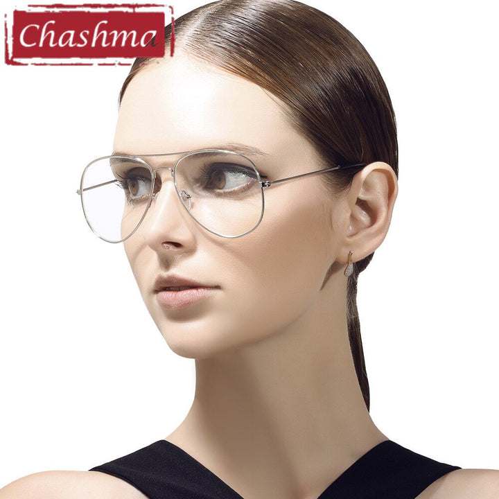 Chashma Ottica Unisex Full Rim Tr 90 Titanium Double Bridge Eyeglasses 3206 Full Rim Chashma Ottica   