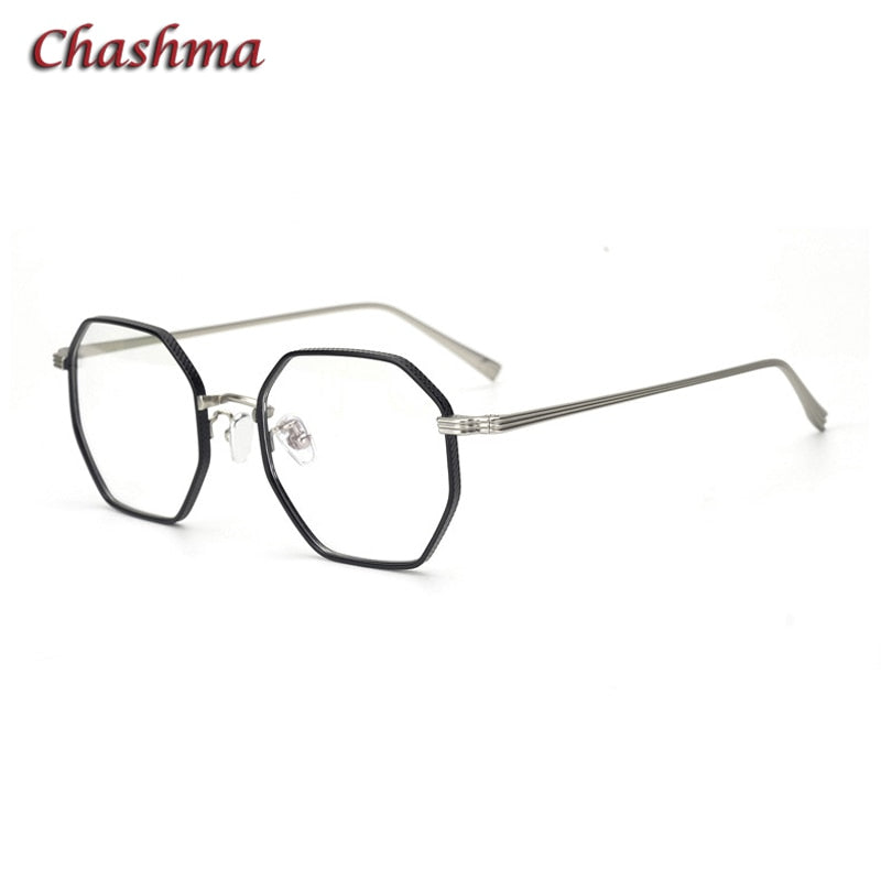 Women's Octagon Titanium Eyeglasses – FuzWeb