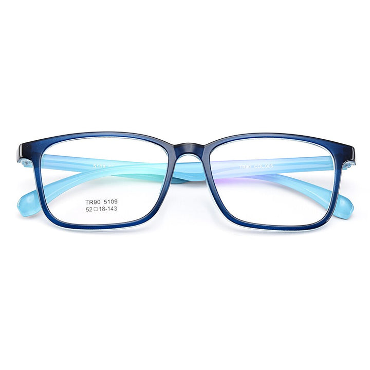Gmei Unisex Full Rim Square Tr 90 Eyeglasses M5109 Frame Gmei Optical   
