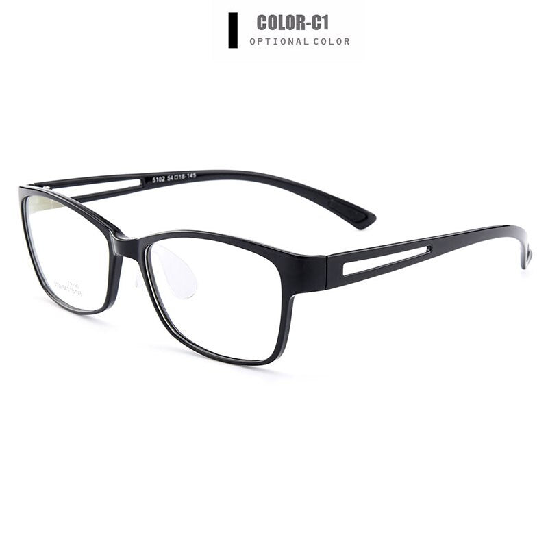 Unisex Eyeglasses Ultra-Light Tr90 Plastic 8 Colors M5102 Frame Gmei Optical C1  