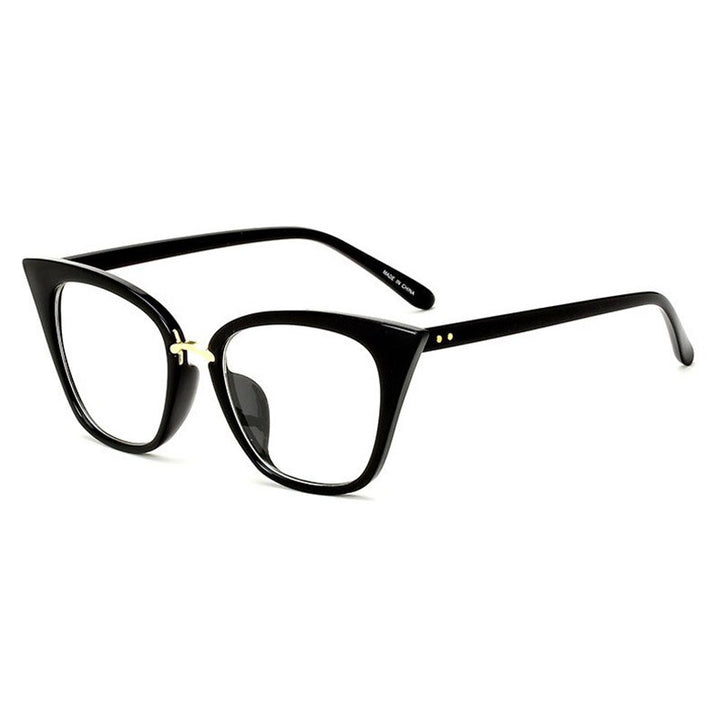 Hotony Women's Full Rim Acetate Cat Eye Frame Eyeglasses 97093 Full Rim Hotony C3  
