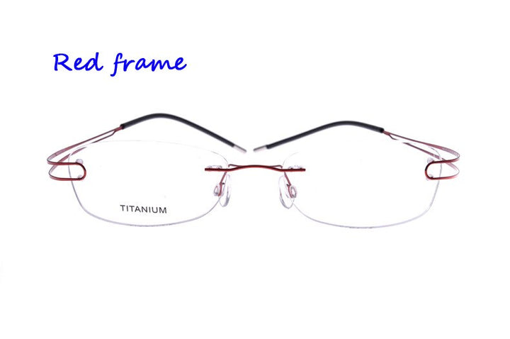 Unisex Eyeglasses Rimless Pure Titanium 4022 Rimless Brightzone 7  