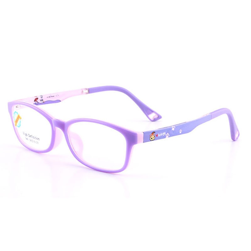 Reven Jate 5681 Child Glasses Frame For Kids Eyeglasses Frame Flexible Frame Reven Jate purple  