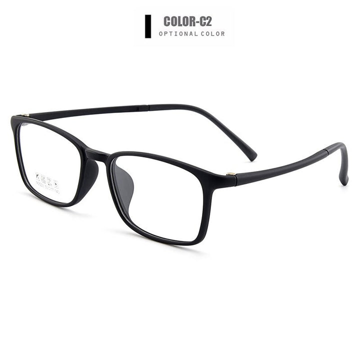 Men's Eyeglasses Ultra-Light Tr90 Plastic 6 Colors M2003 Frame Gmei Optical C2  