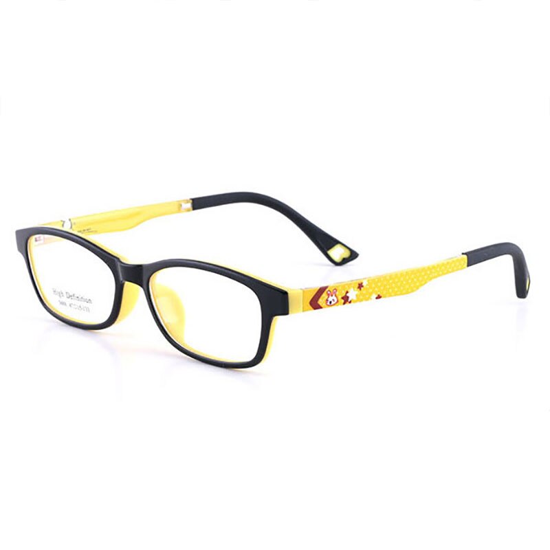 Reven Jate 5688 Child Glasses Frame For Kids Eyeglasses Frame Flexible Frame Reven Jate Yellow  