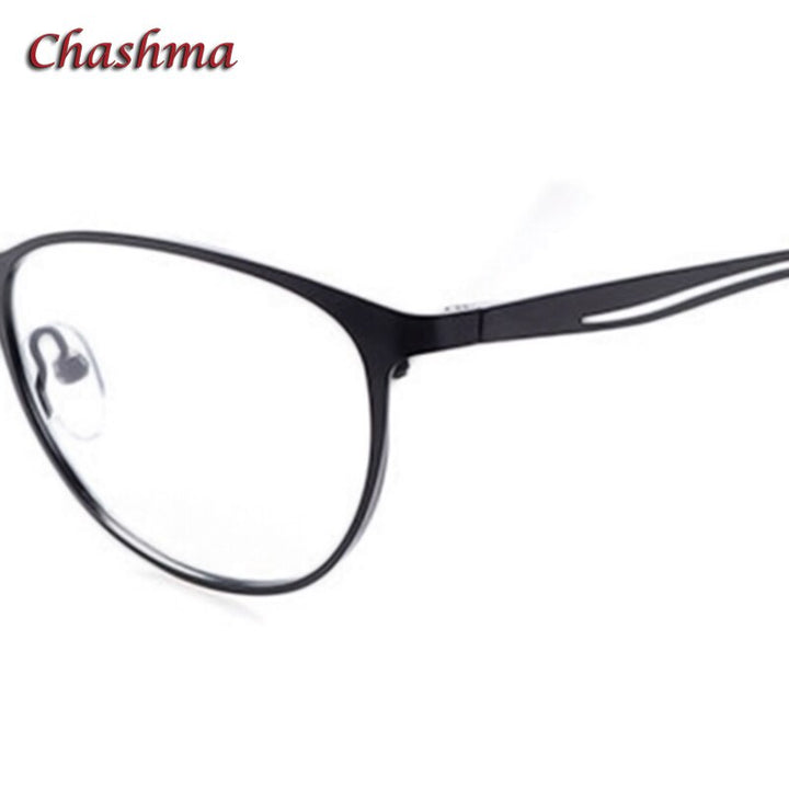 Chashma Ochki Women's Full Rim Square Cat Eye Alloy Eyeglasses 4104 Full Rim Chashma Ochki   