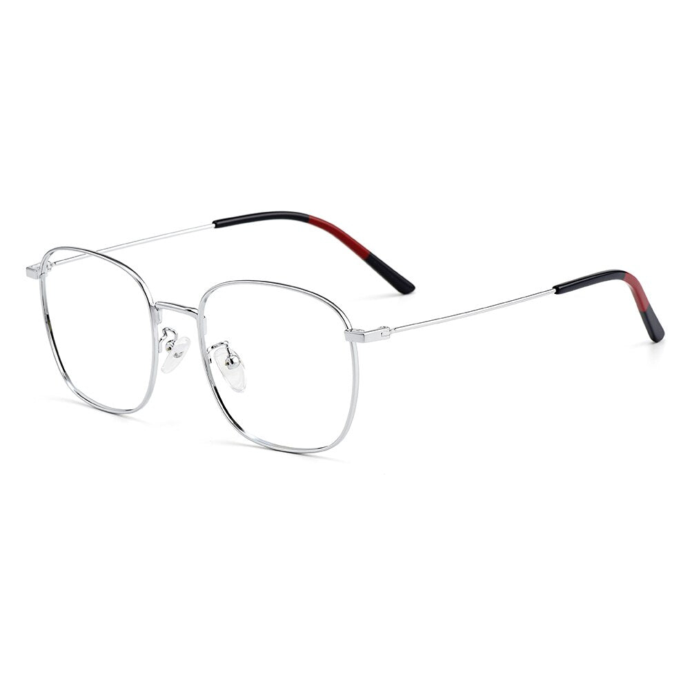 Gmei Unisex Full Rim Square Alloy Eyeglasses M0681 Full Rim Gmei Optical C31  