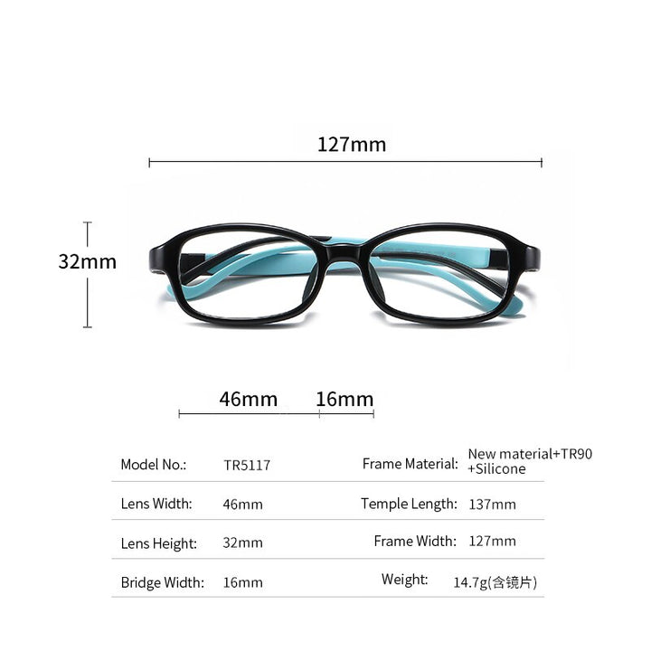 Reven Jate Kids' Eyeglasses 5117 Flexible Frame Reven Jate   