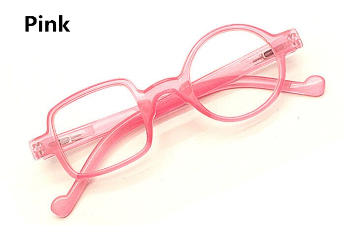 Unisex Reading Glasses One Round One Square From 0 To +3.5 Reading Glasses SunnyFunnyDay 0 Pink 