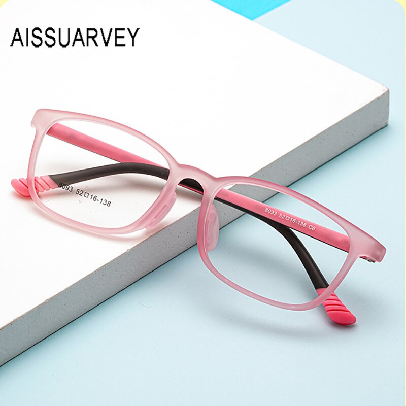 Aissuarvey Children's Rectangular Full Rim Sports Frame Unisex Eyeglasses 8093 Sport Eyewear Aissuarvey Eyeglasses   