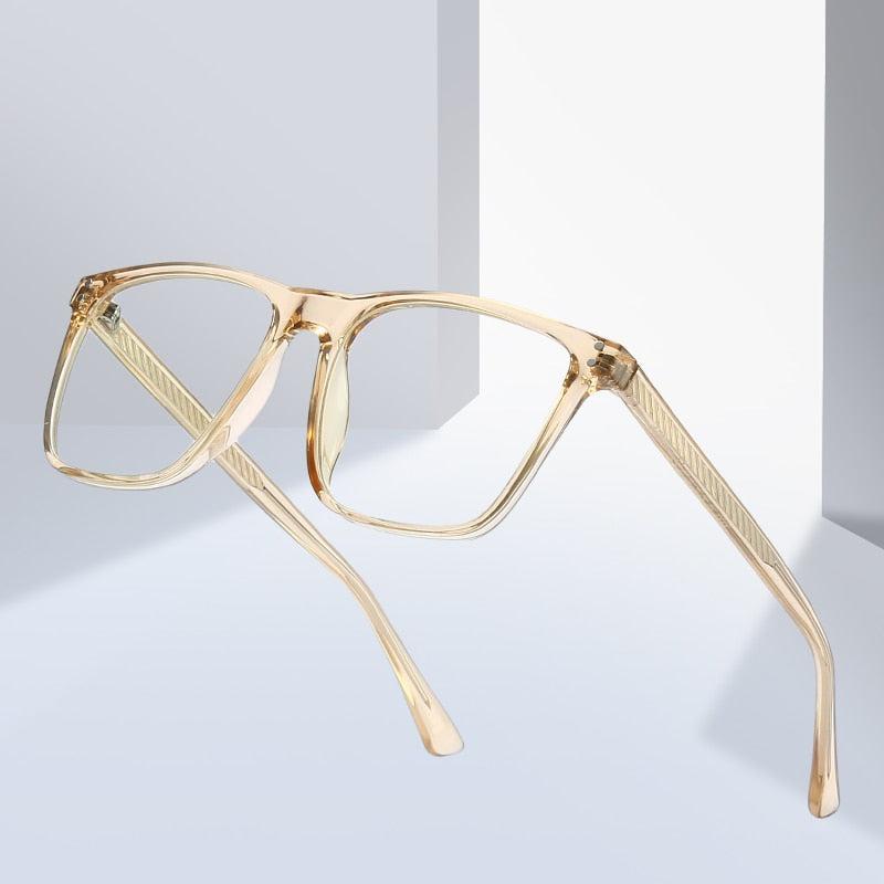 Hotochki Women's Full Rim Square TR-90 Resin Frame Eyeglasses 2023 Full Rim Hotochki   