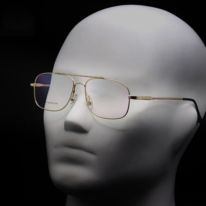 Laoyehui Men's Eyeglasses Square Titanium Reading Glasses 3029a Reading Glasses Laoyehui   